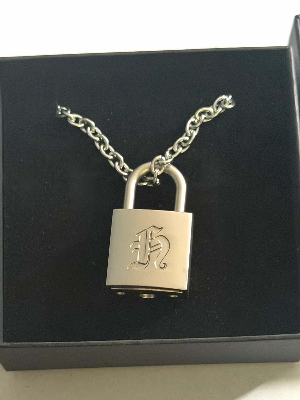 Stray Kids Skz Hyunjin Necklace Designed Lock and Key